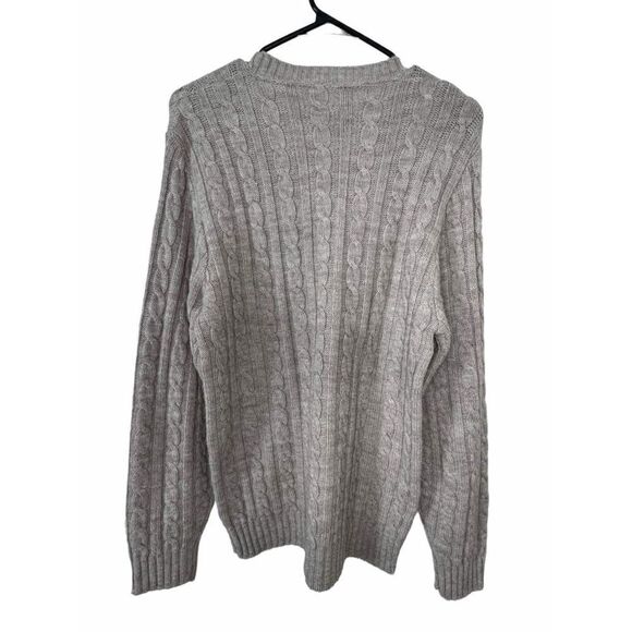 Tan Cable Knit Sweater  - Picture 4 of 4
